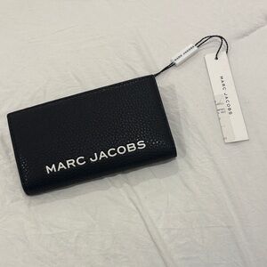 Marc Jacobs Black Leather Card Holder